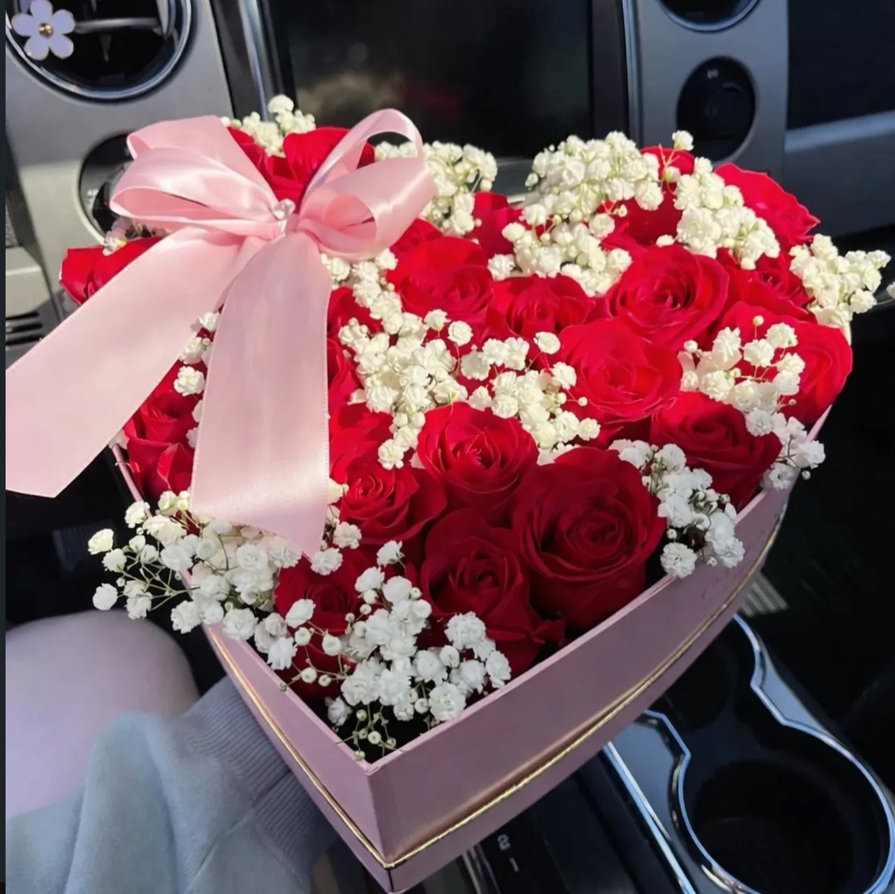 Small Roses Heart Boxes