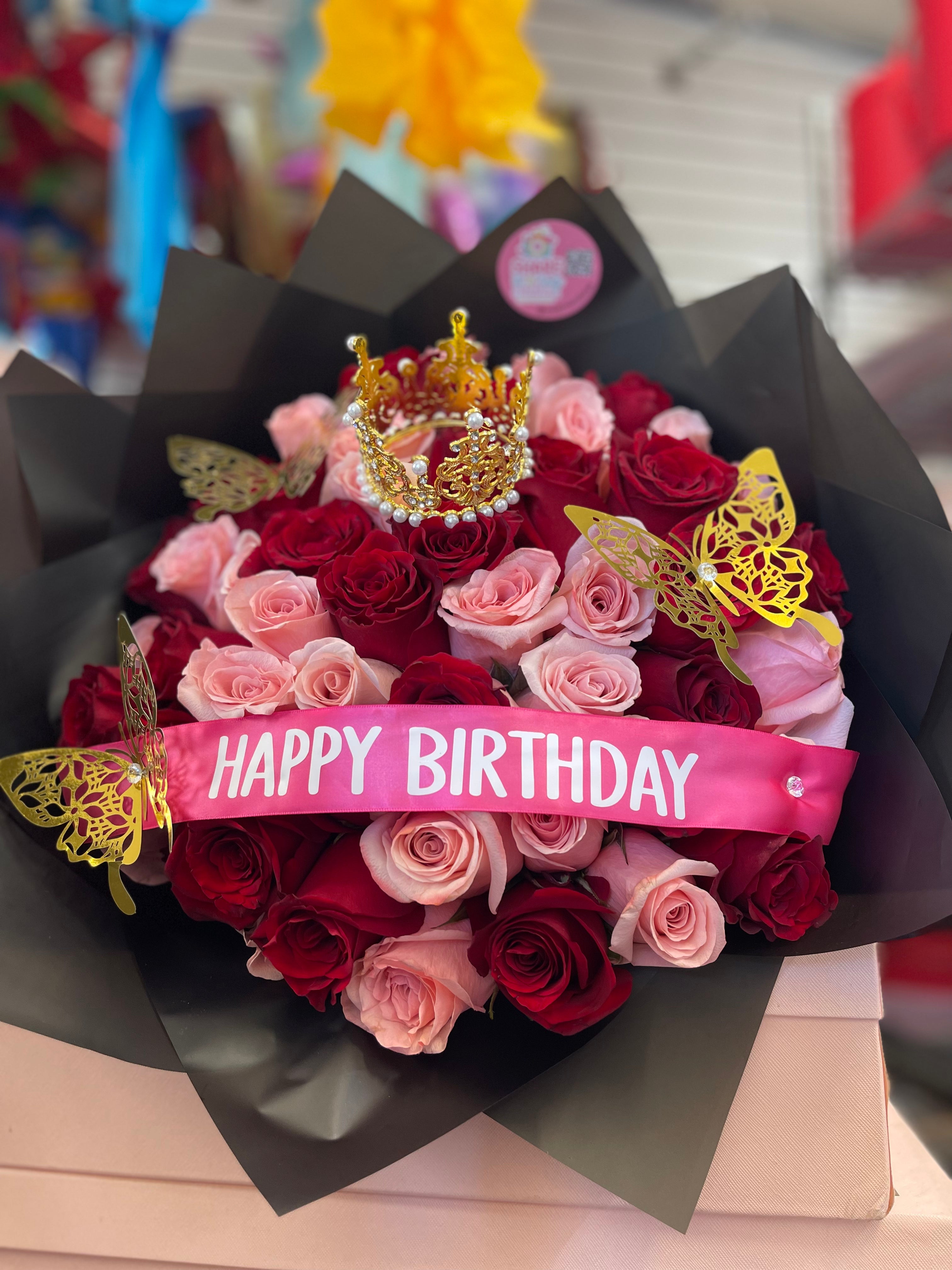 24 Roses - Sweet B-day Bouquet